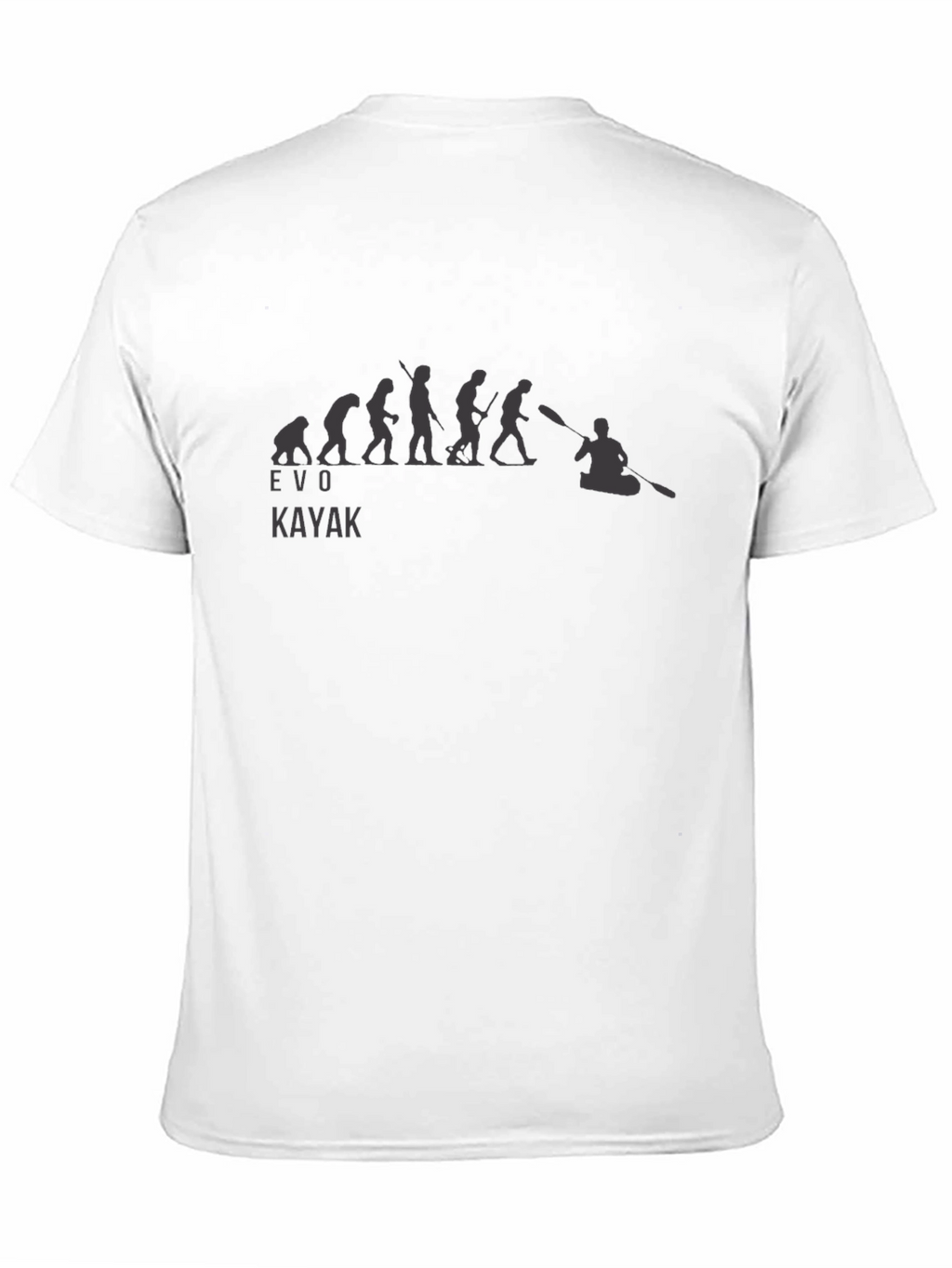 Evo Kayak Black Graphic T-Shirt - Paddler Evolution
