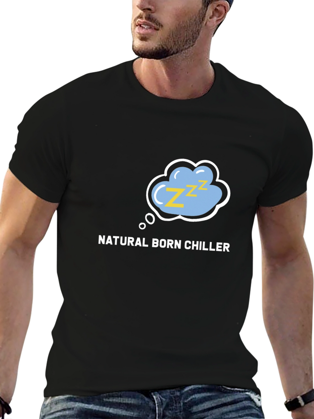 Natural Born Chiller Black T-Shirt