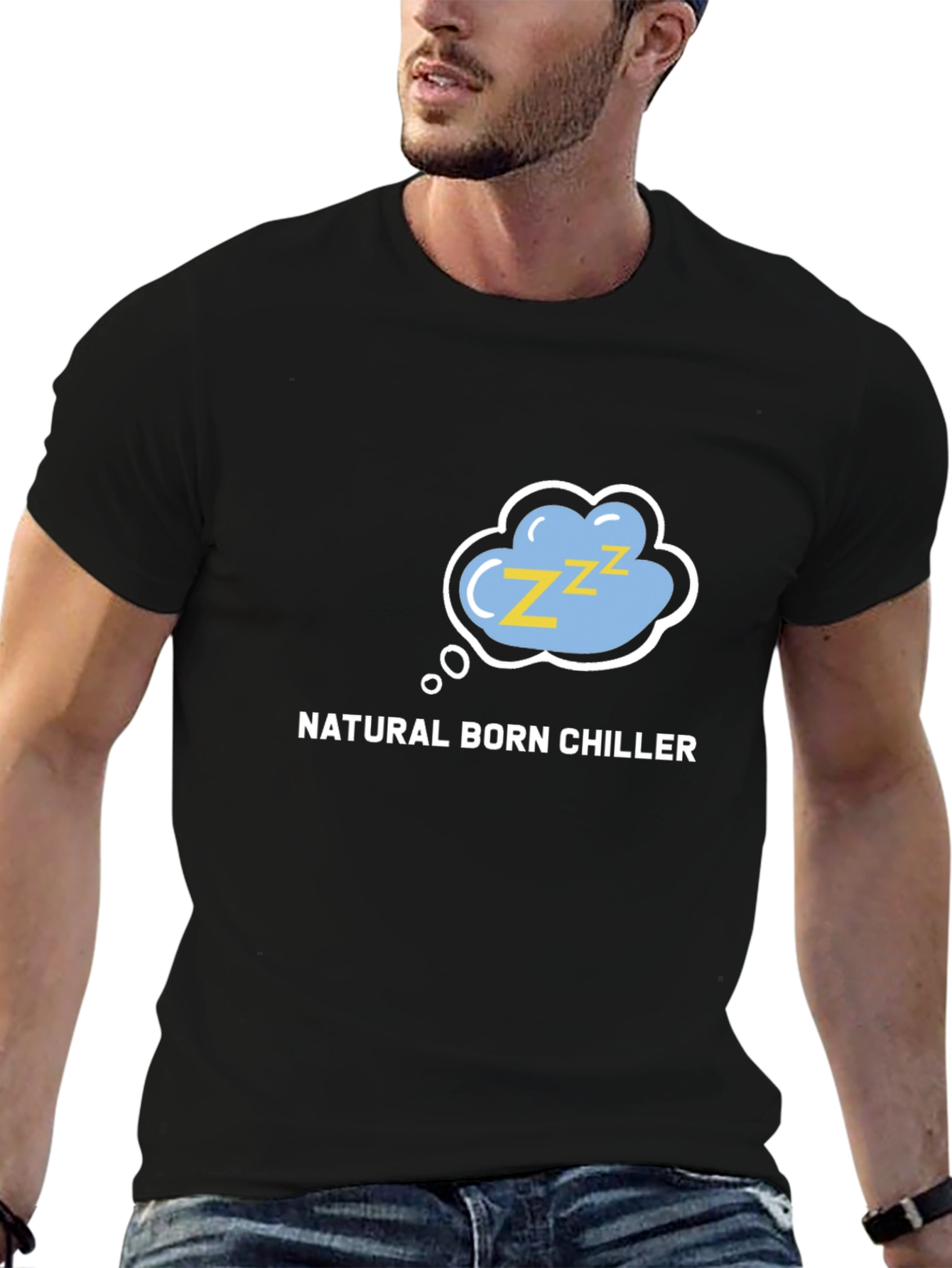 Natural Born Chiller Black T-Shirt
