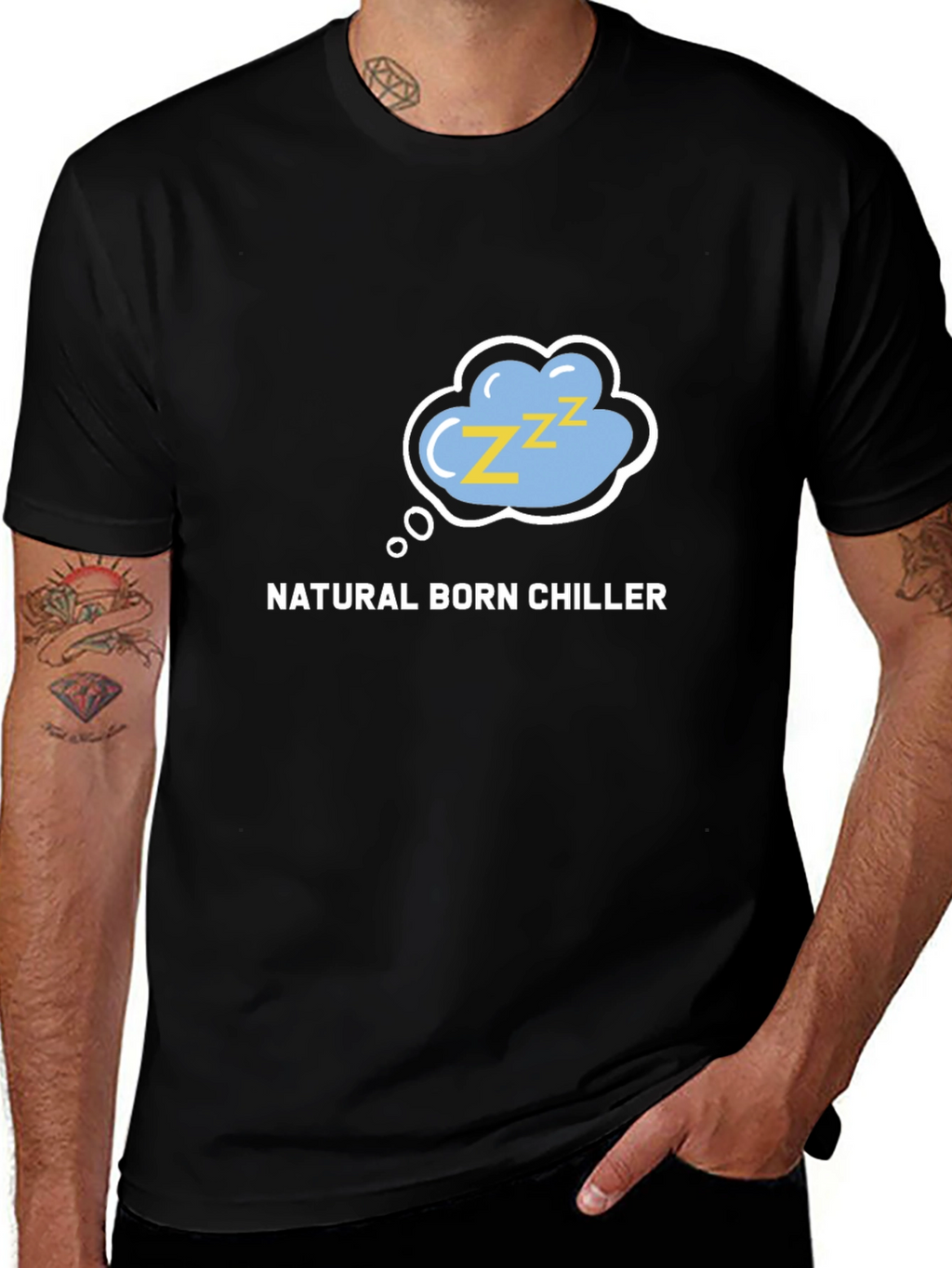 Natural Born Chiller Black T-Shirt