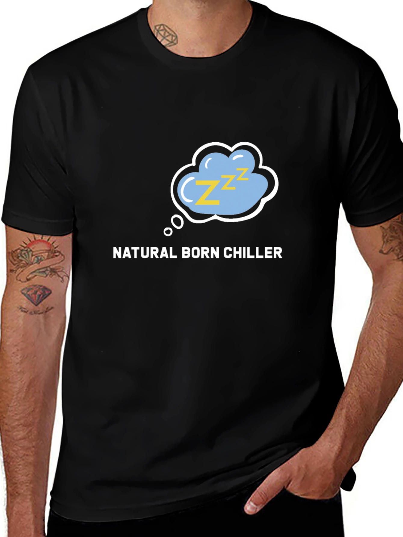 Natural Born Chiller Black T-Shirt