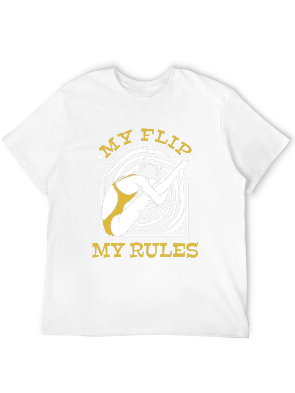 My Flip My Rules Black Graphic T-Shirt