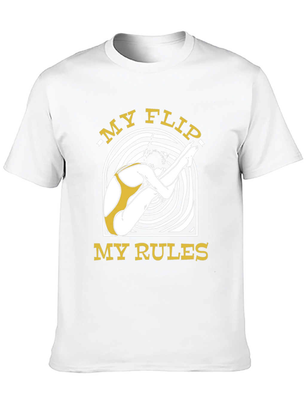 My Flip My Rules Black Graphic T-Shirt