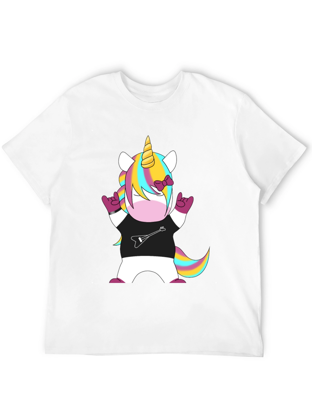 Unicorn Rocker Black T-Shirt