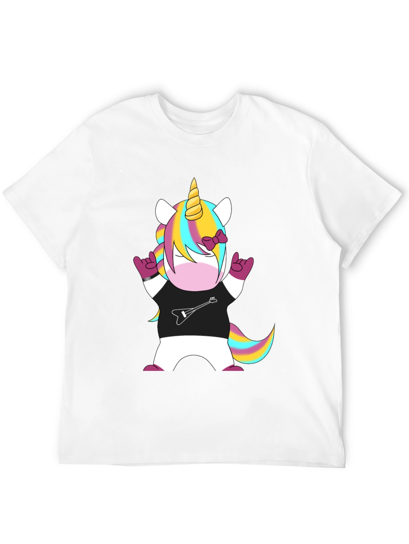 Unicorn Rocker Black T-Shirt