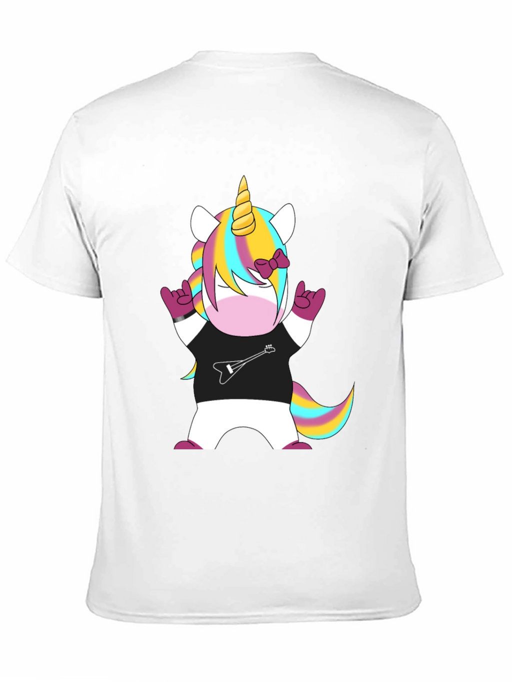 Unicorn Rocker Black T-Shirt