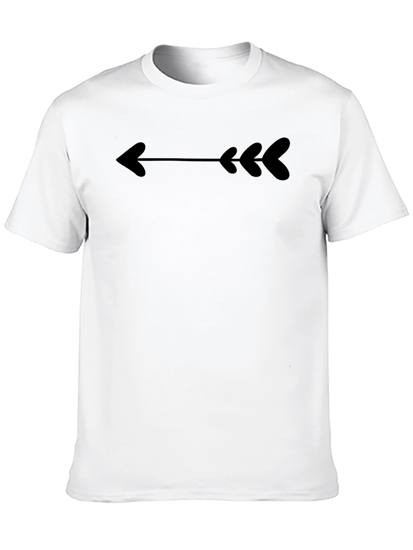 Heart Arrow Black T-Shirt