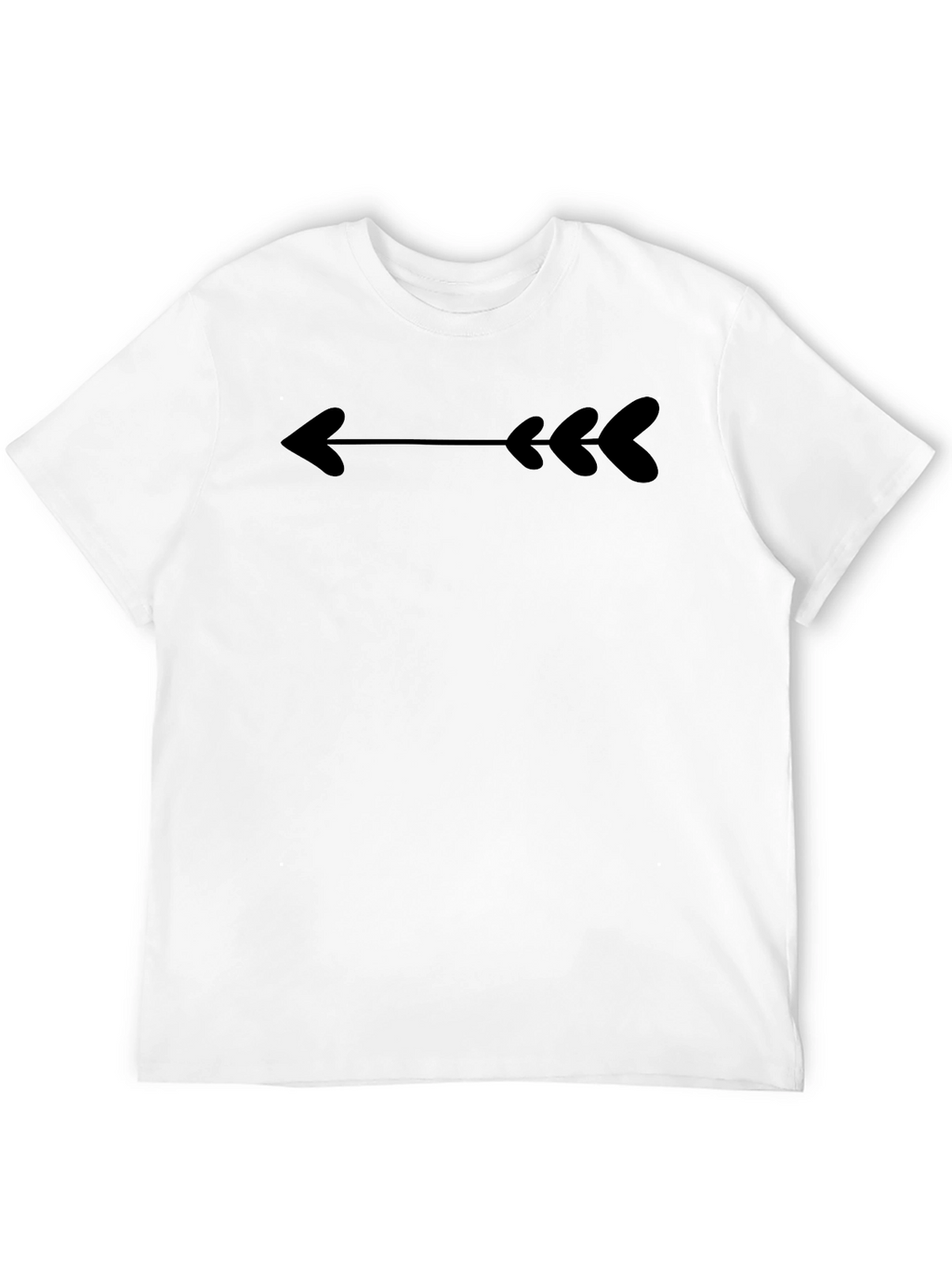 Heart Arrow Black T-Shirt