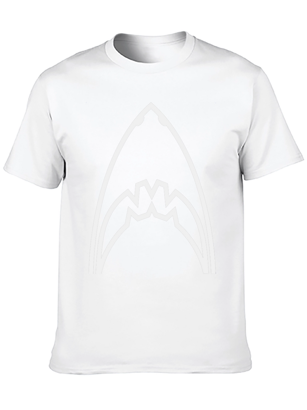 Shark Jaw Graphic Tee - Black Cotton T-Shirt