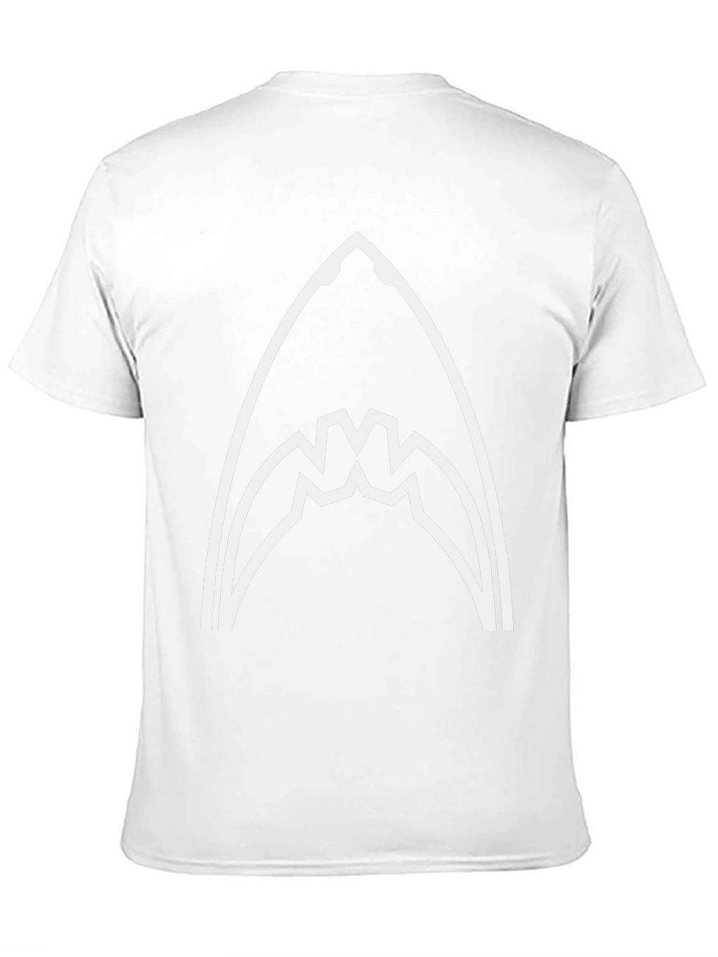 Shark Jaw Graphic Tee - Black Cotton T-Shirt
