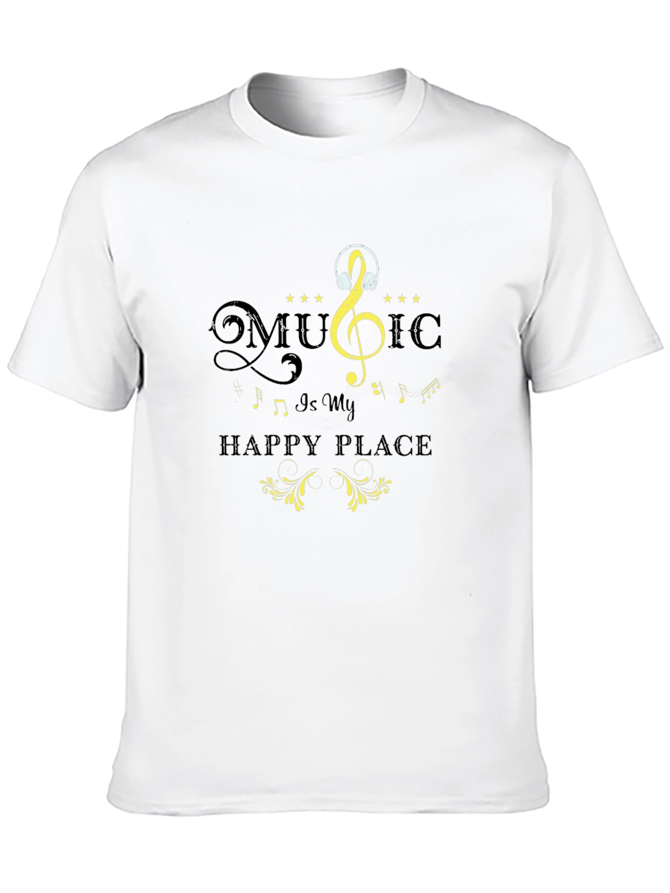 Music is My Happy Place T-Shirt