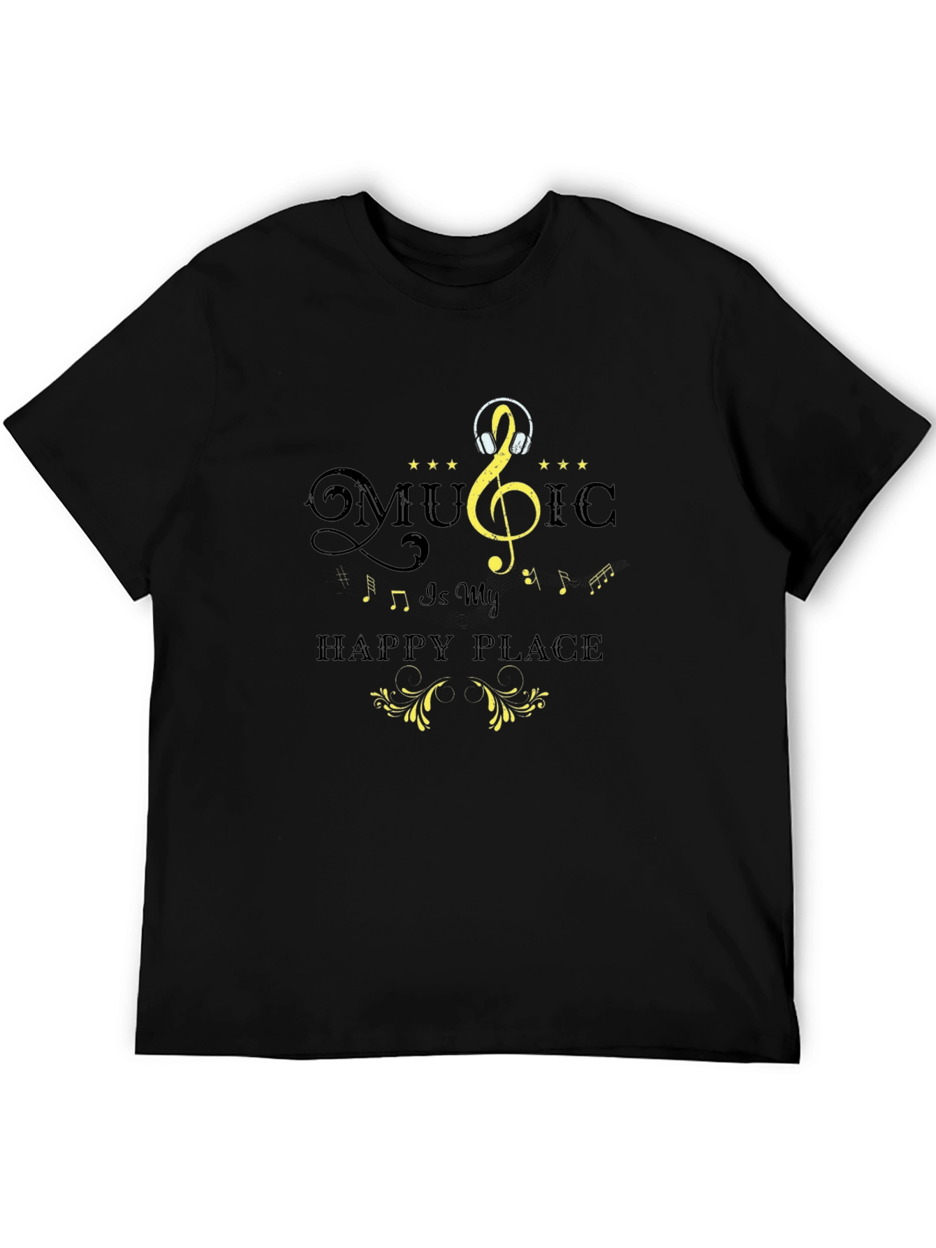 Music is My Happy Place T-Shirt