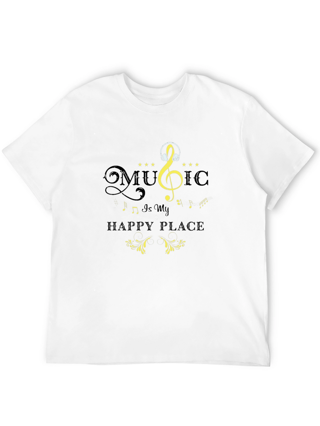 Music is My Happy Place T-Shirt