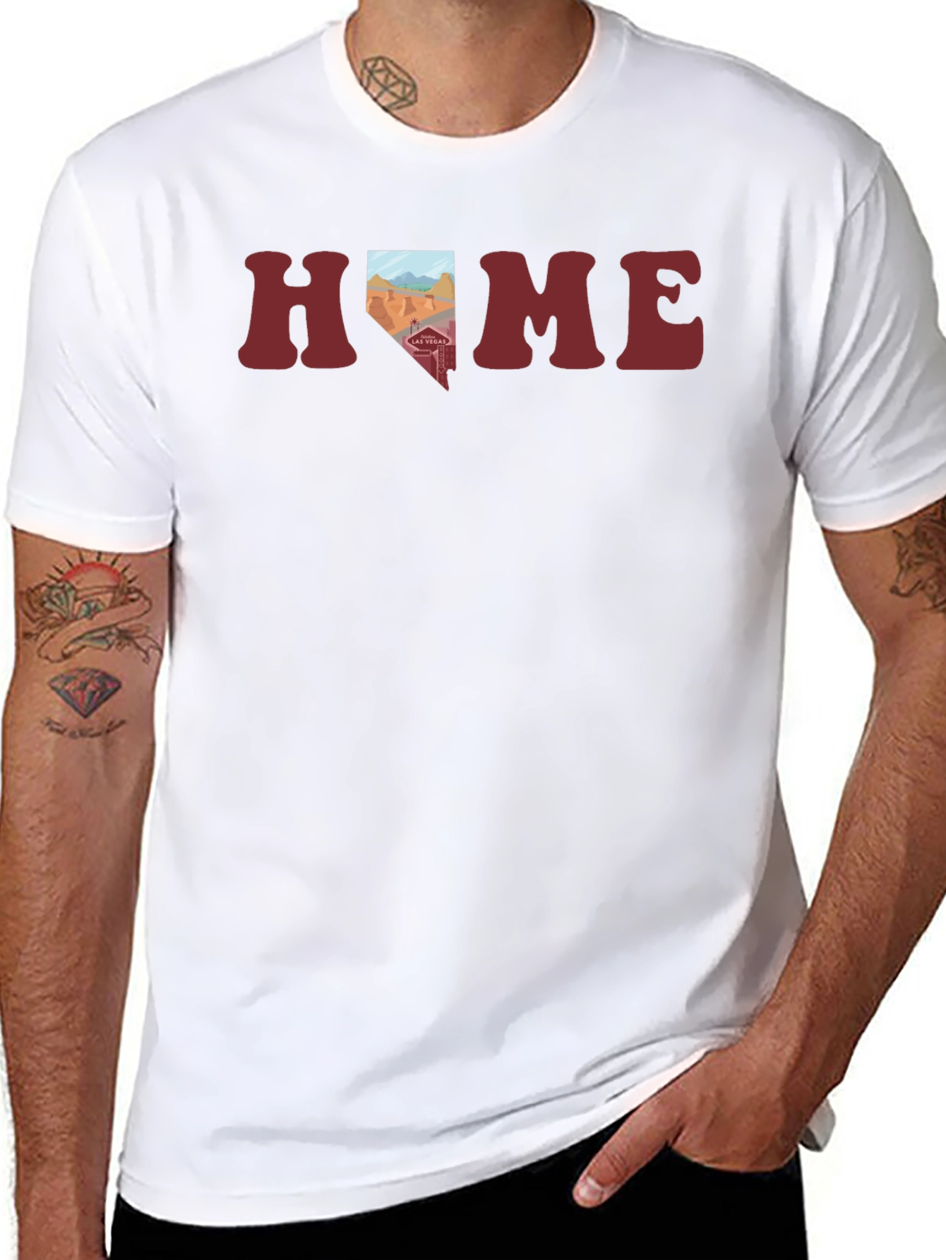 Nevada Home State Graphic Tee