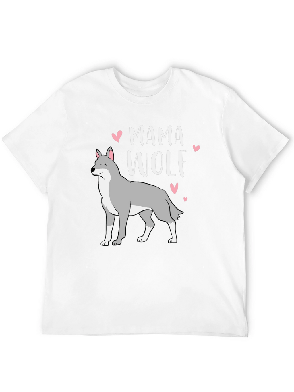 Mama Wolf Graphic T-Shirt - Black Cotton Tee