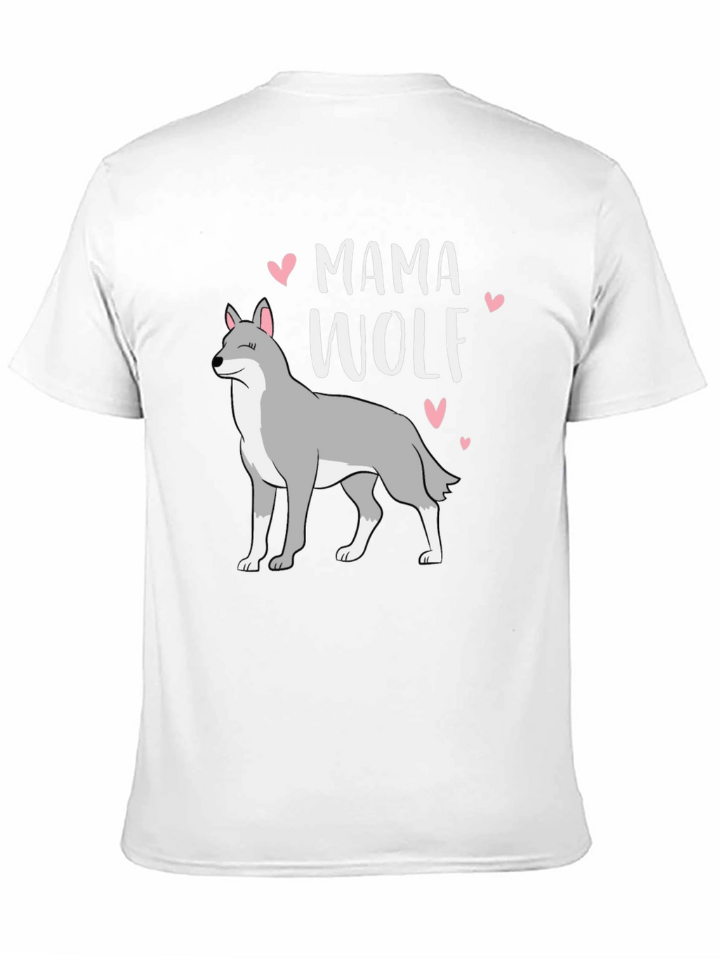 Mama Wolf Graphic T-Shirt - Black Cotton Tee