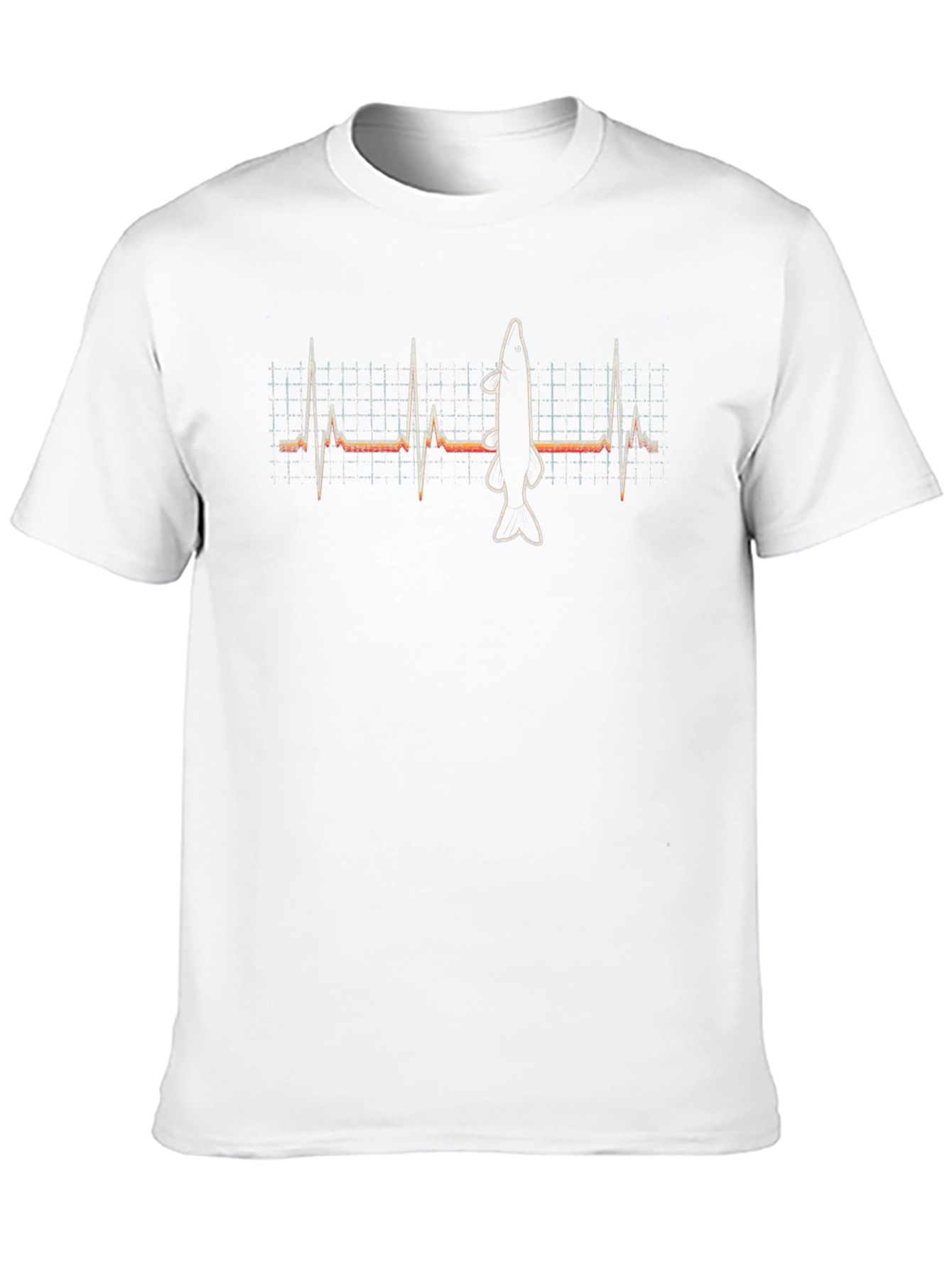 Fishing Heartbeat T-Shirt - Angler Gift