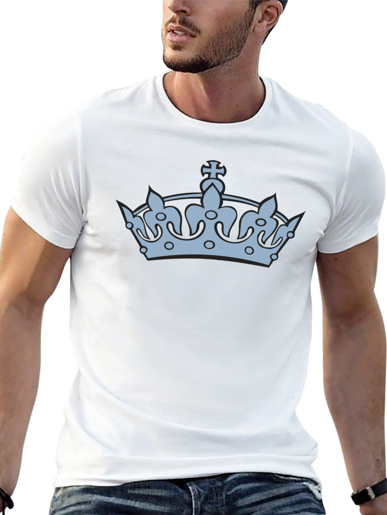 Crown Graphic Tee - Classic Style Comfortable Fit
