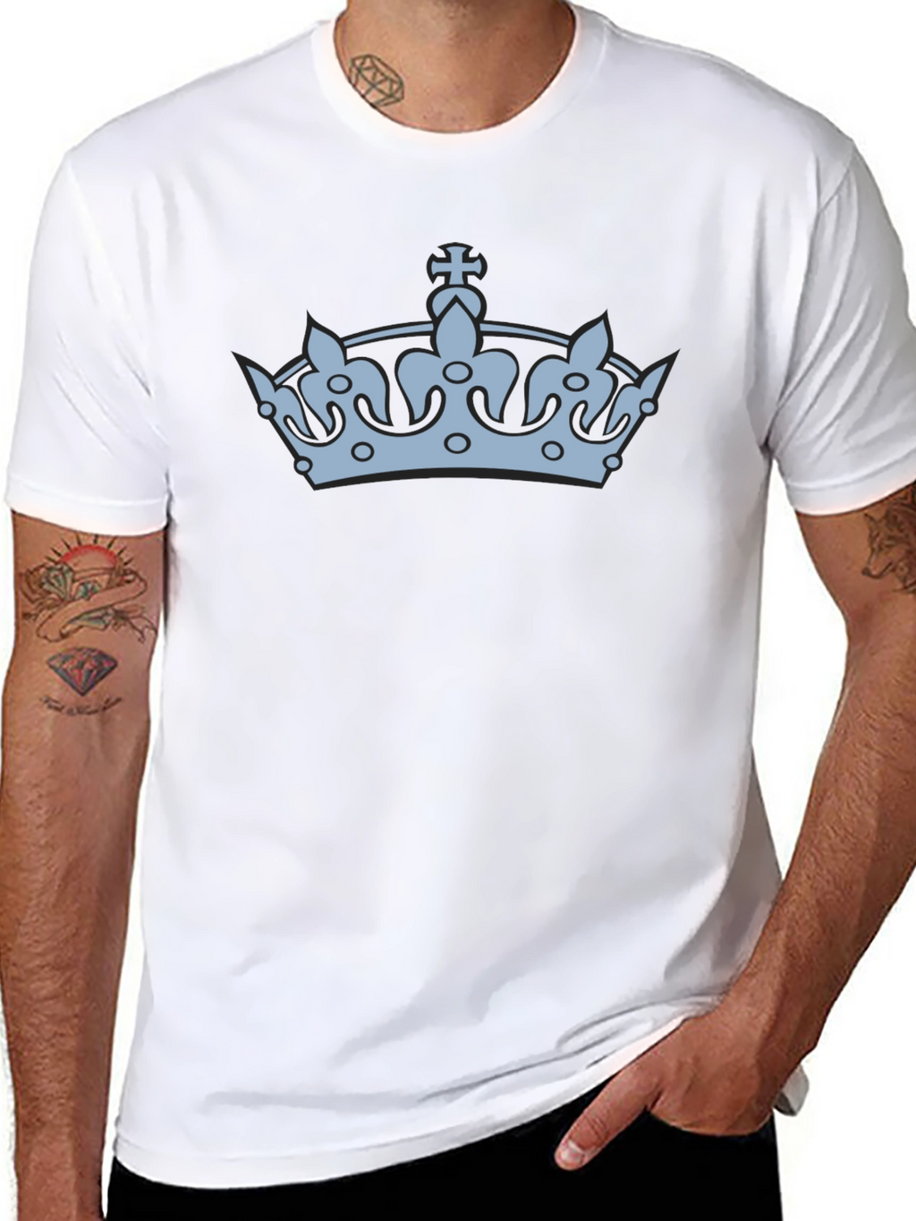 Crown Graphic Tee - Classic Style Comfortable Fit