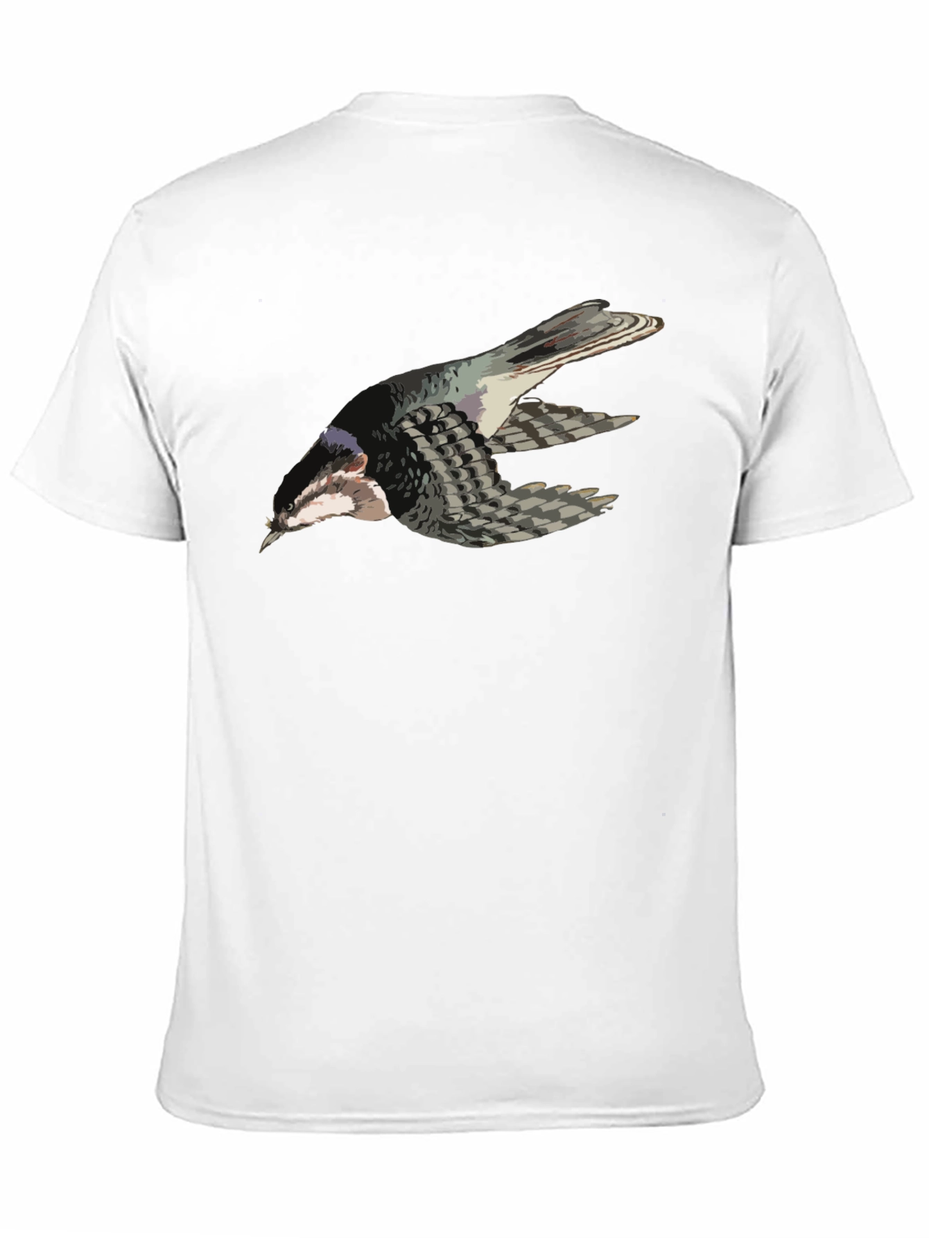 Bird Graphic Black T-Shirt