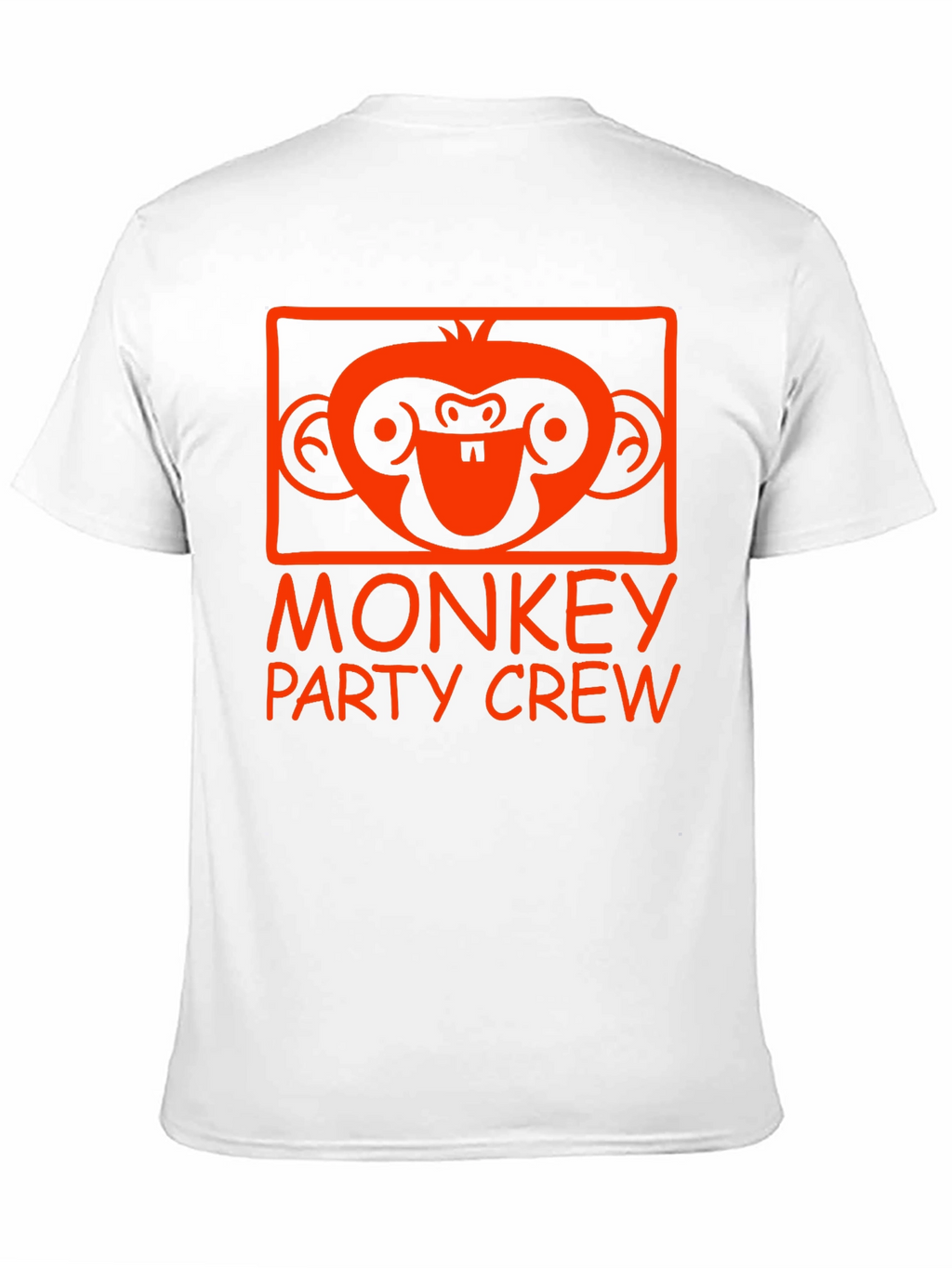 Monkey Party Crew Graphic Tee - Black