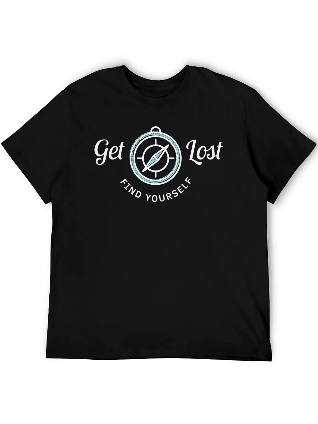 Get Lost Compass Graphic T-Shirt
