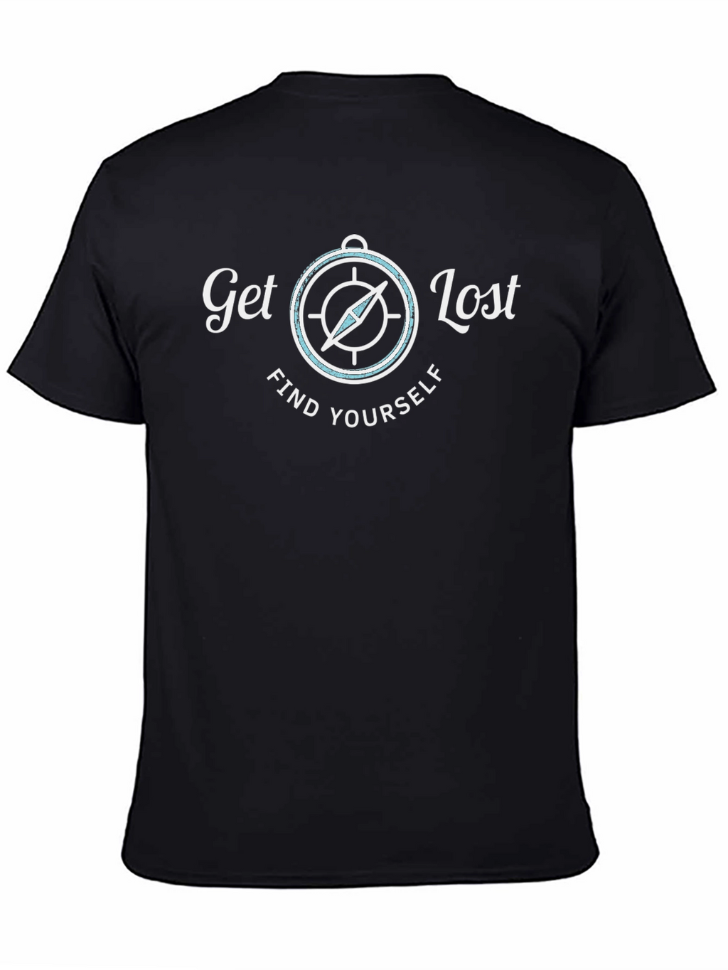 Get Lost Compass Graphic T-Shirt