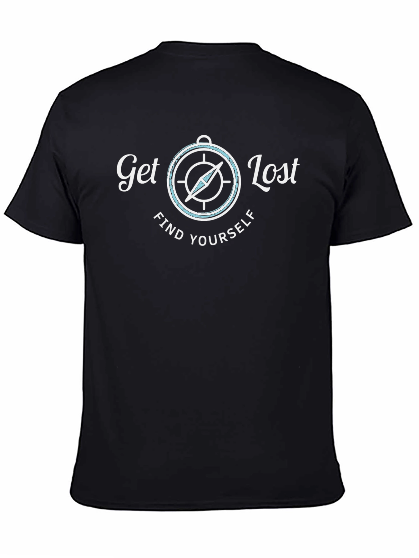 Get Lost Compass Graphic T-Shirt