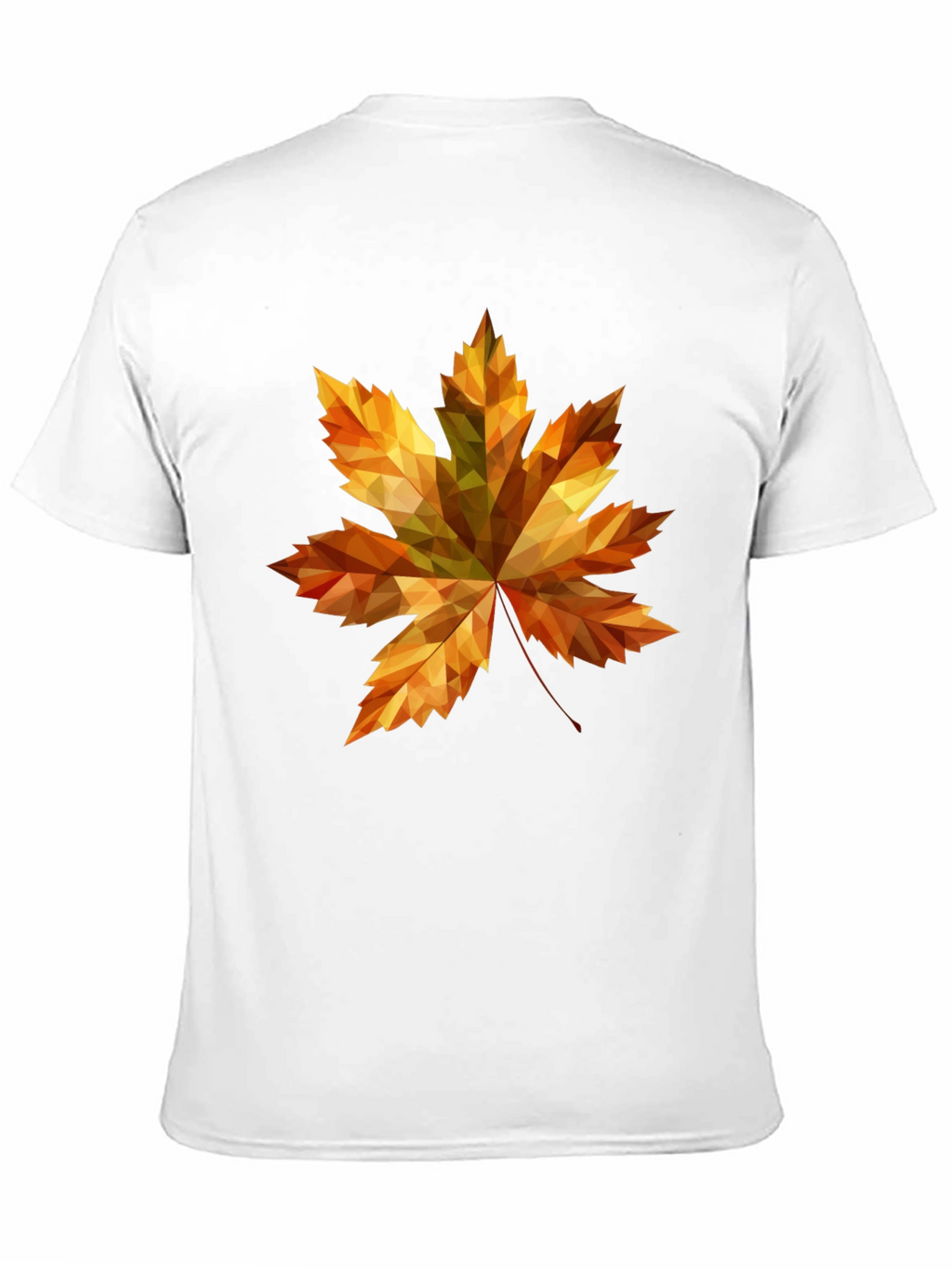 Fall Maple Leaf Graphic Tee - Stylish Black T-Shirt