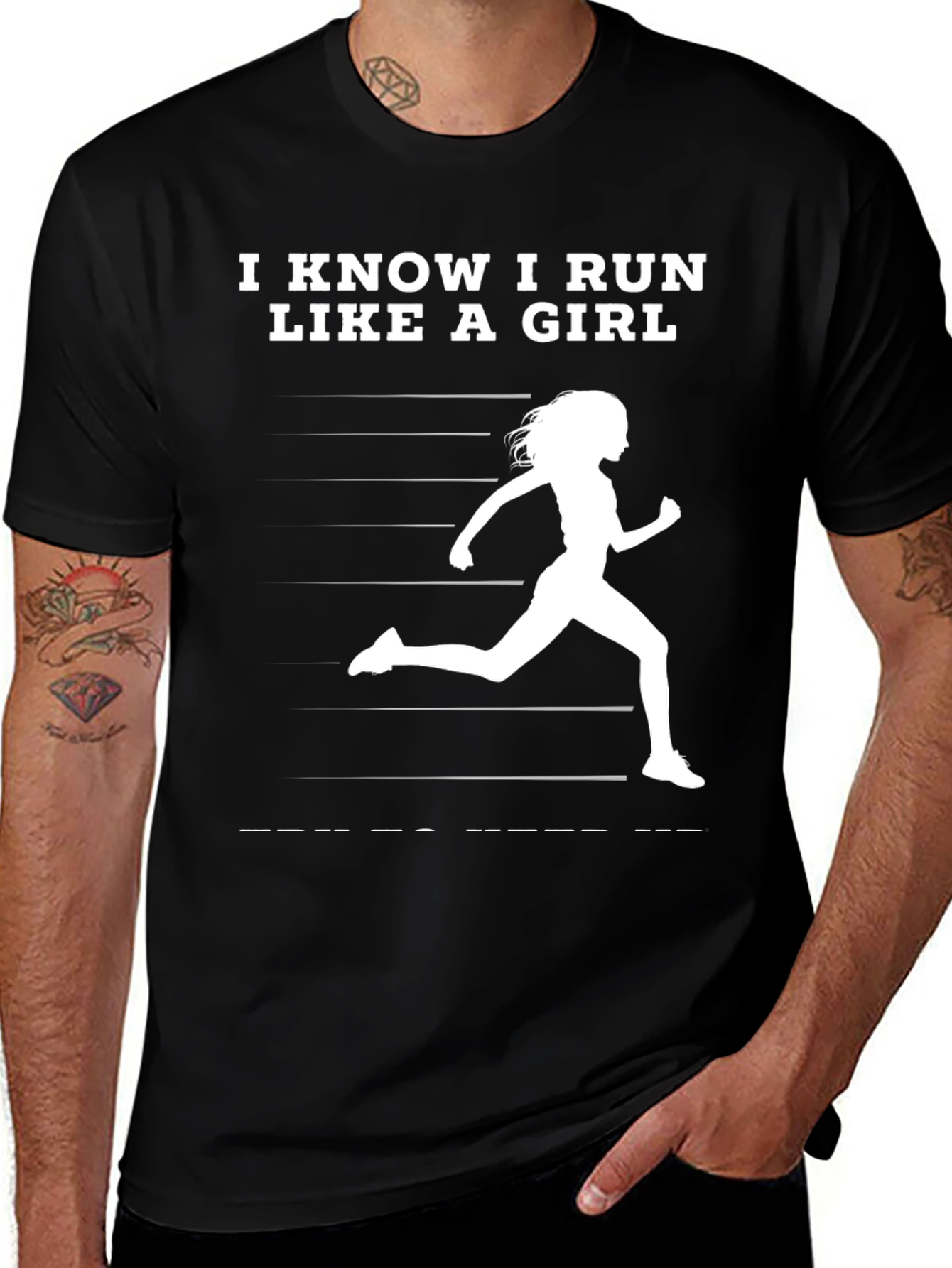 I Know I Run Like a Girl T-Shirt - Womens Running Tee