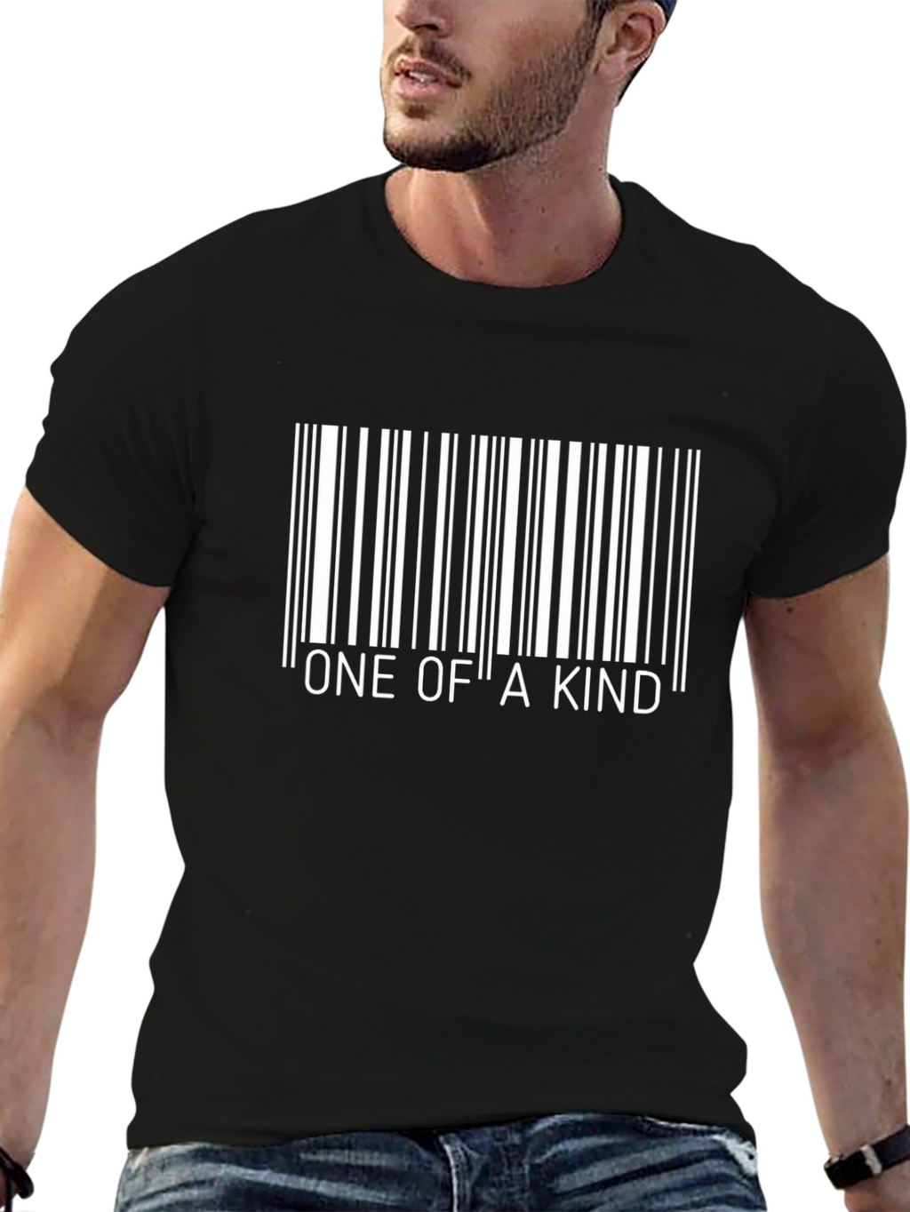 Unique Barcode One Of A Kind Graphic Tee