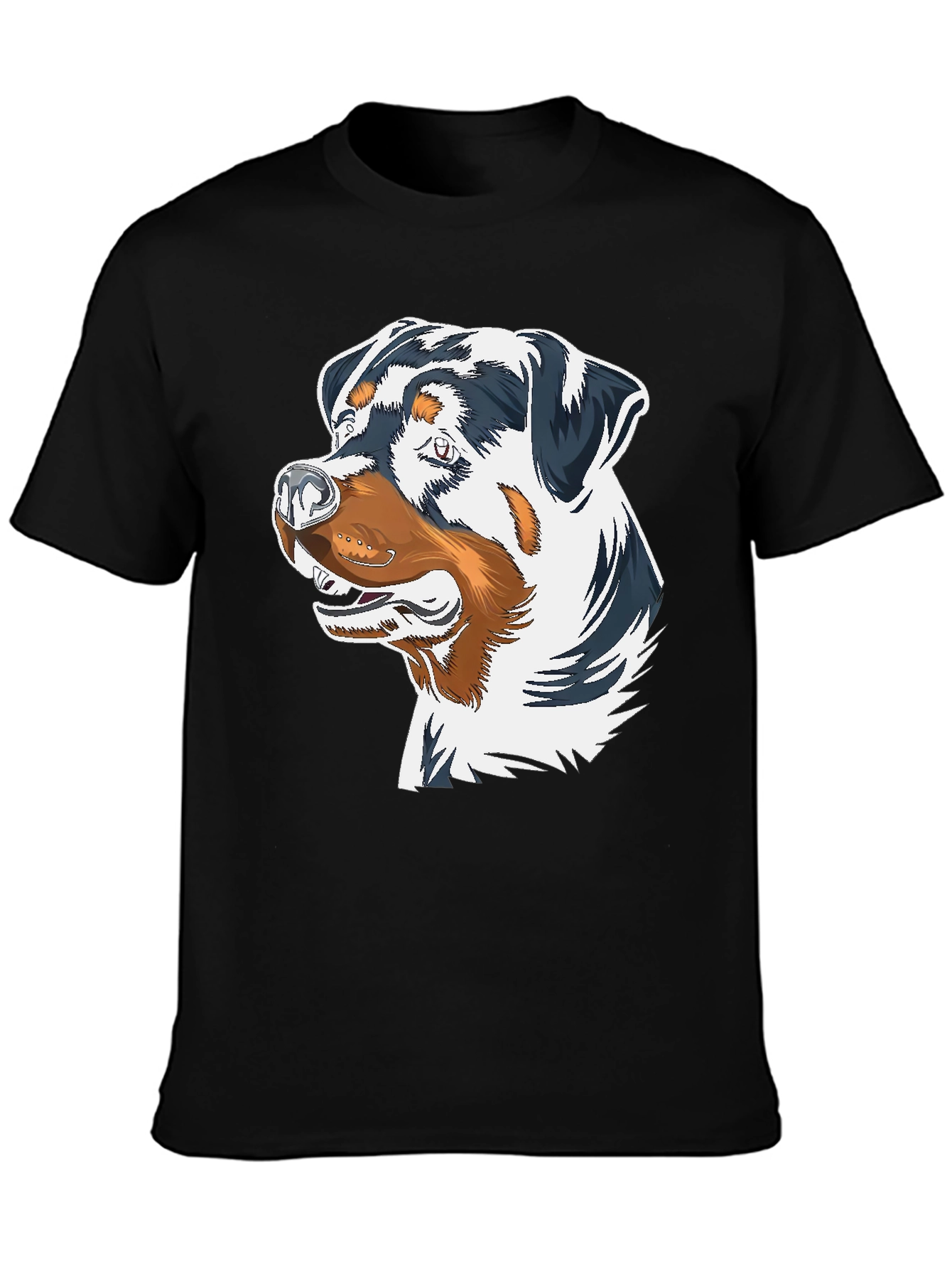Rottweiler Dog Graphic Tee - Cool Dog Lover Shirt