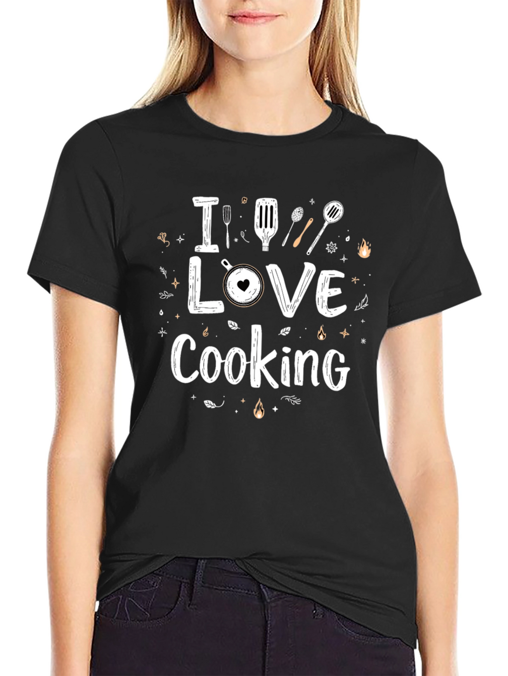 I Love Cooking Graphic T-Shirt