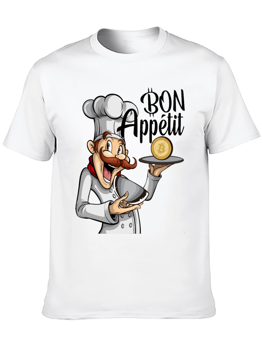 Bon Appetit Bitcoin T-Shirt - Cryptocurrency Chef
