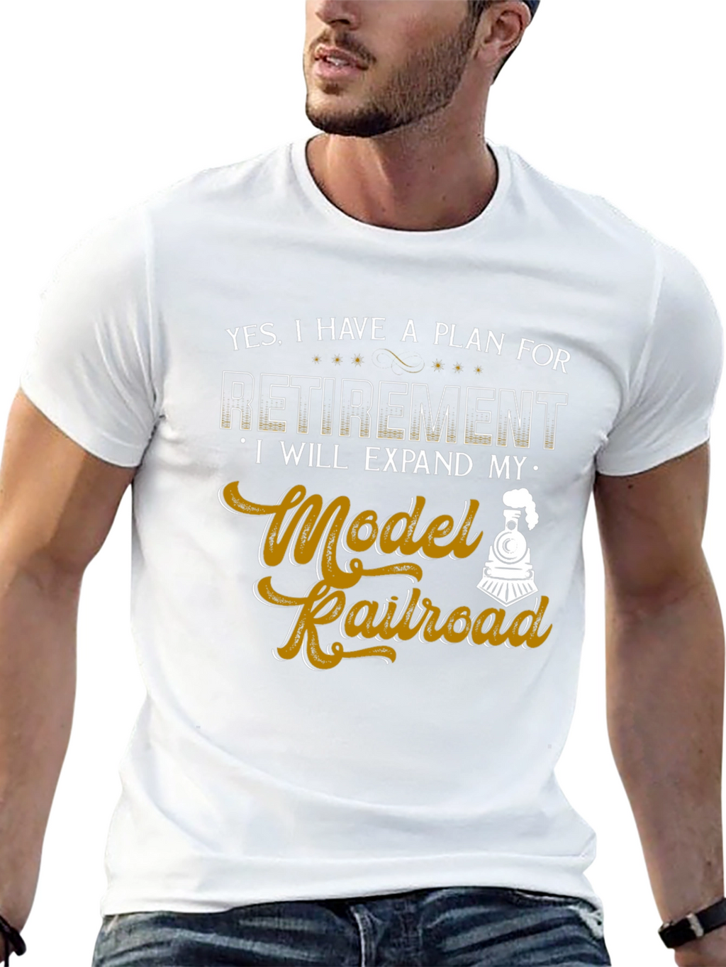 Model Railroad Retirement Plan Graphic Tee