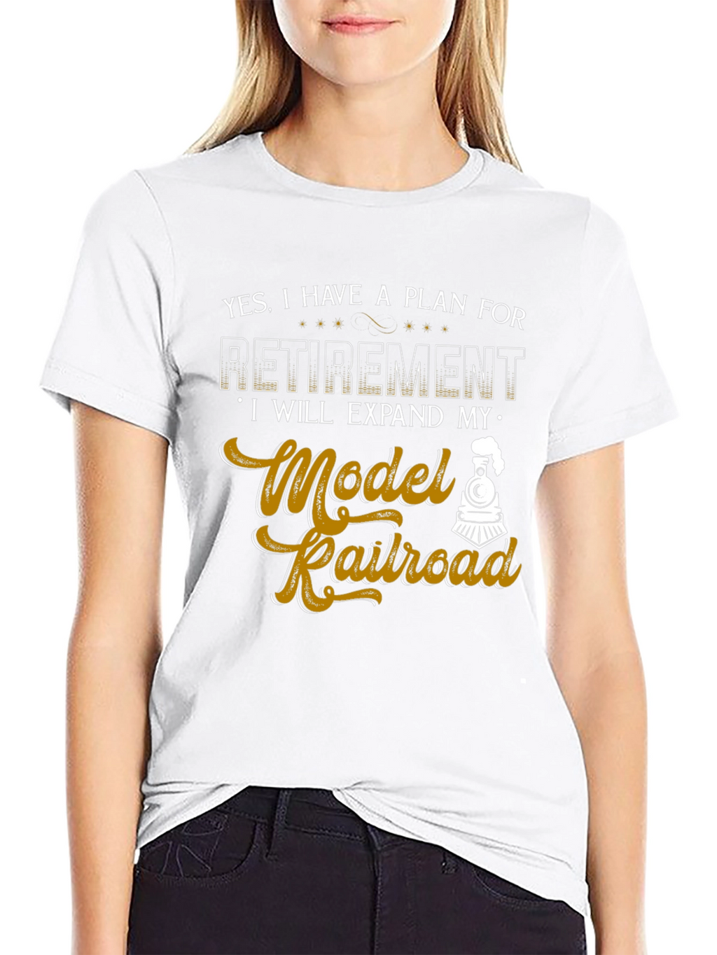 Model Railroad Retirement Plan Graphic Tee