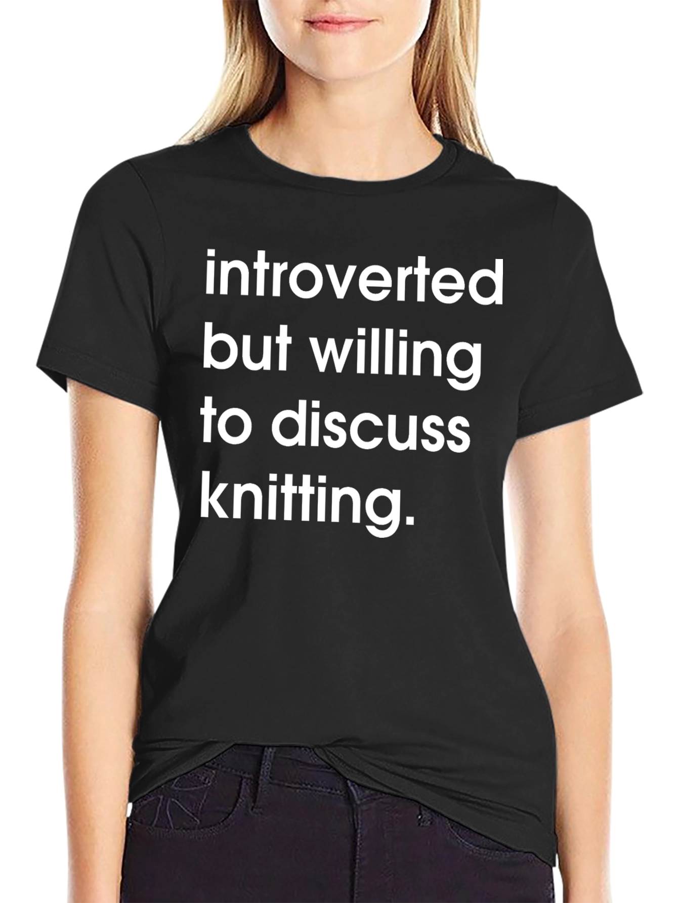 Introverted Knitting Enthusiast T-Shirt