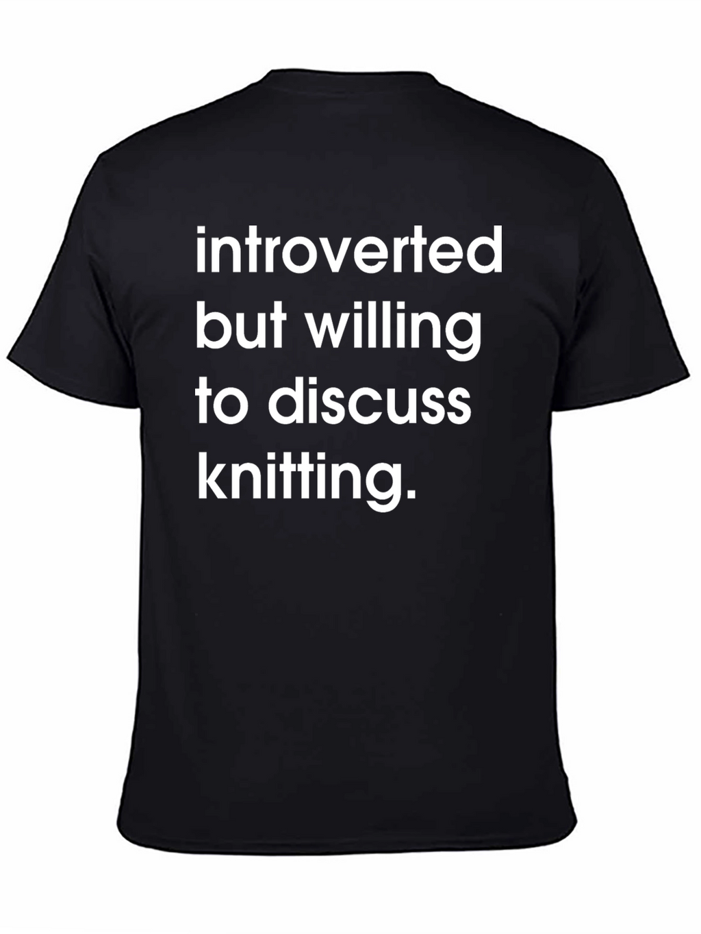 Introverted Knitting Enthusiast T-Shirt