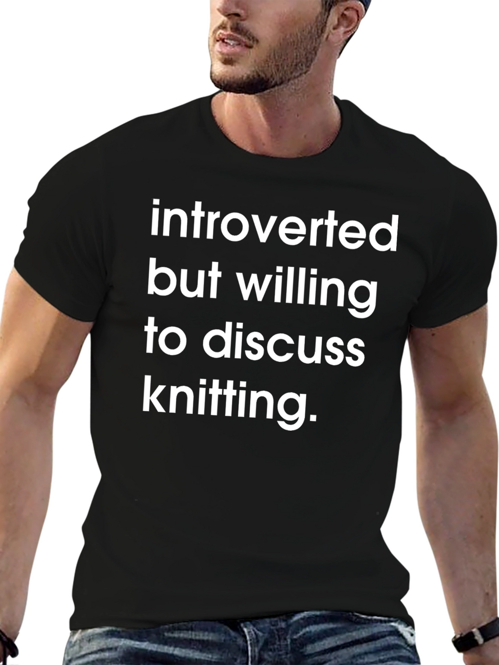 Introverted Knitting Enthusiast T-Shirt