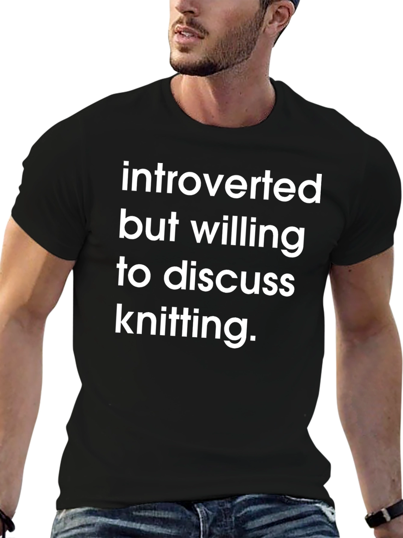 Introverted Knitting Enthusiast T-Shirt