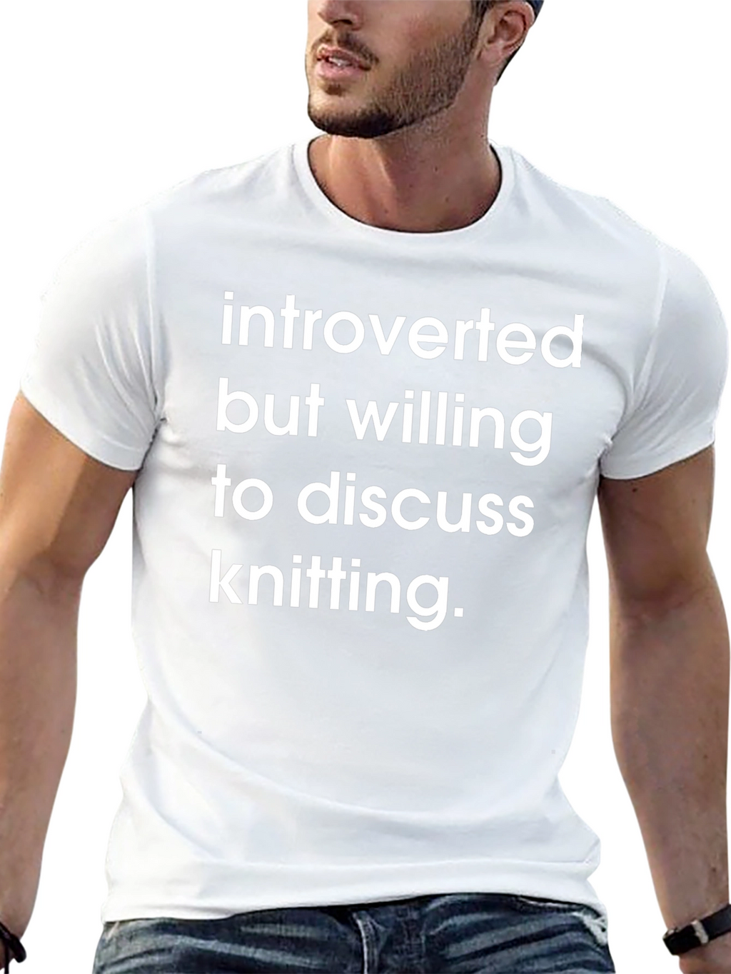 Introverted Knitting Enthusiast T-Shirt