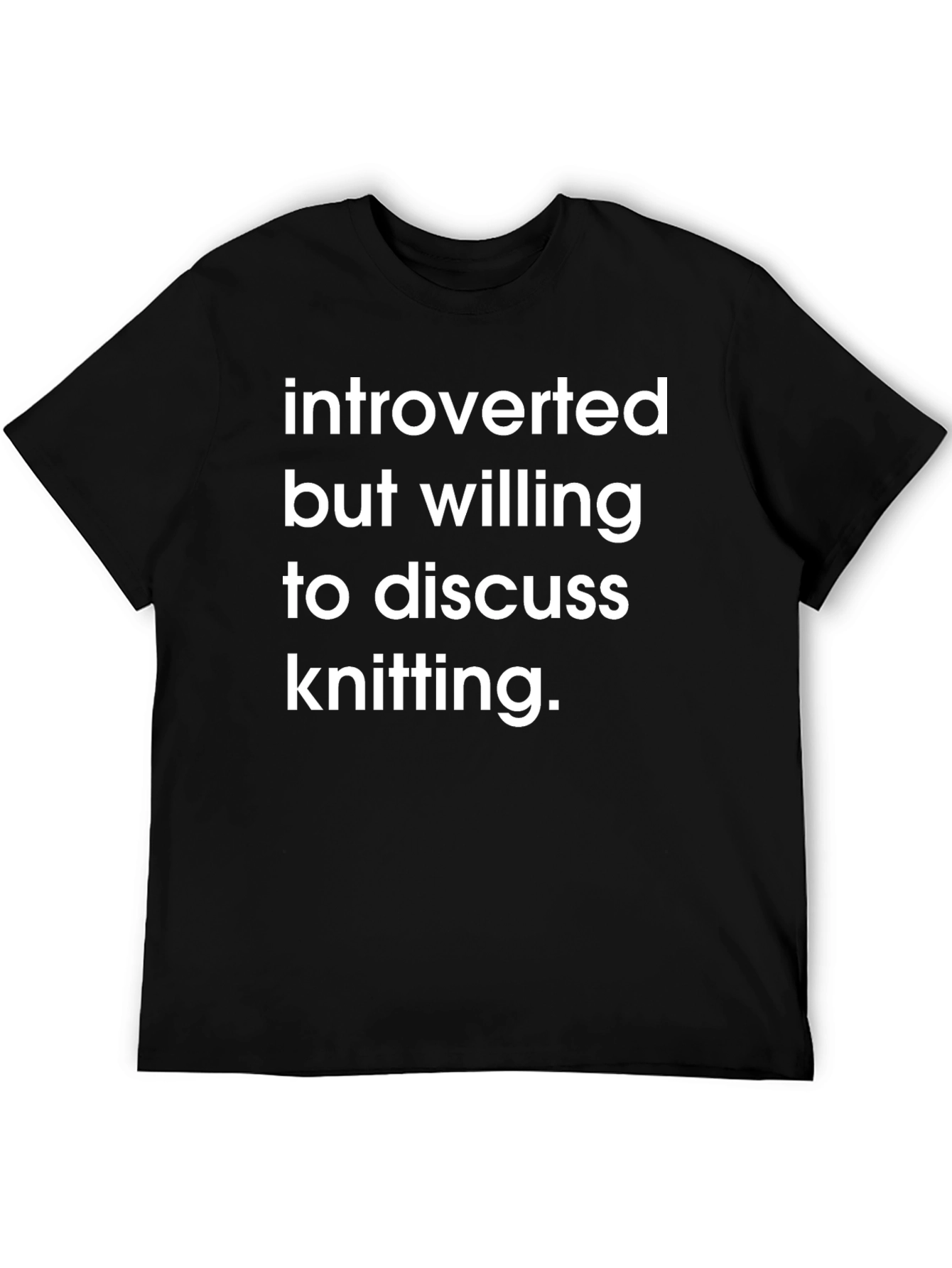Introverted Knitting Enthusiast T-Shirt