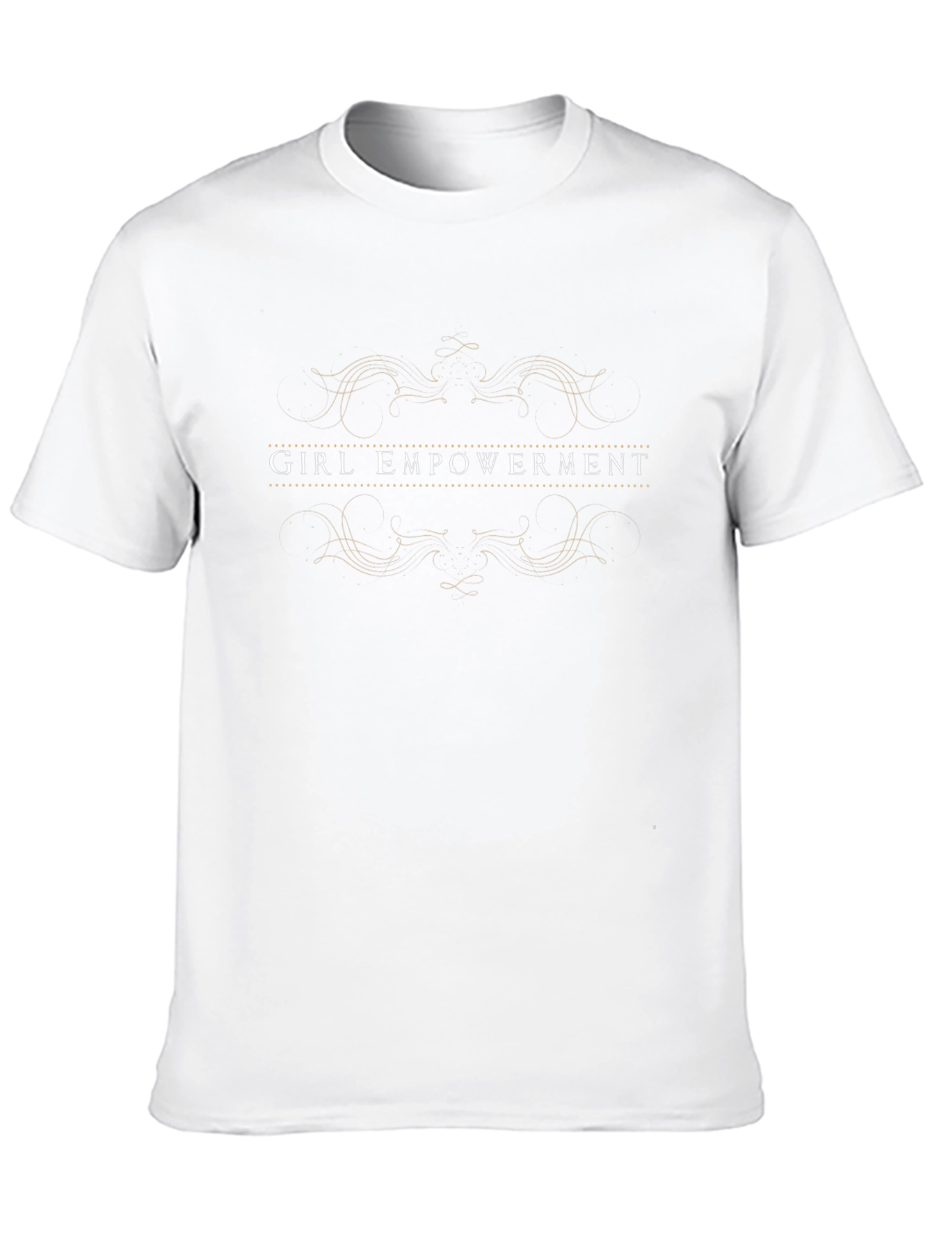 Girl Empowerment Graphic Tee - Black Cotton Blend