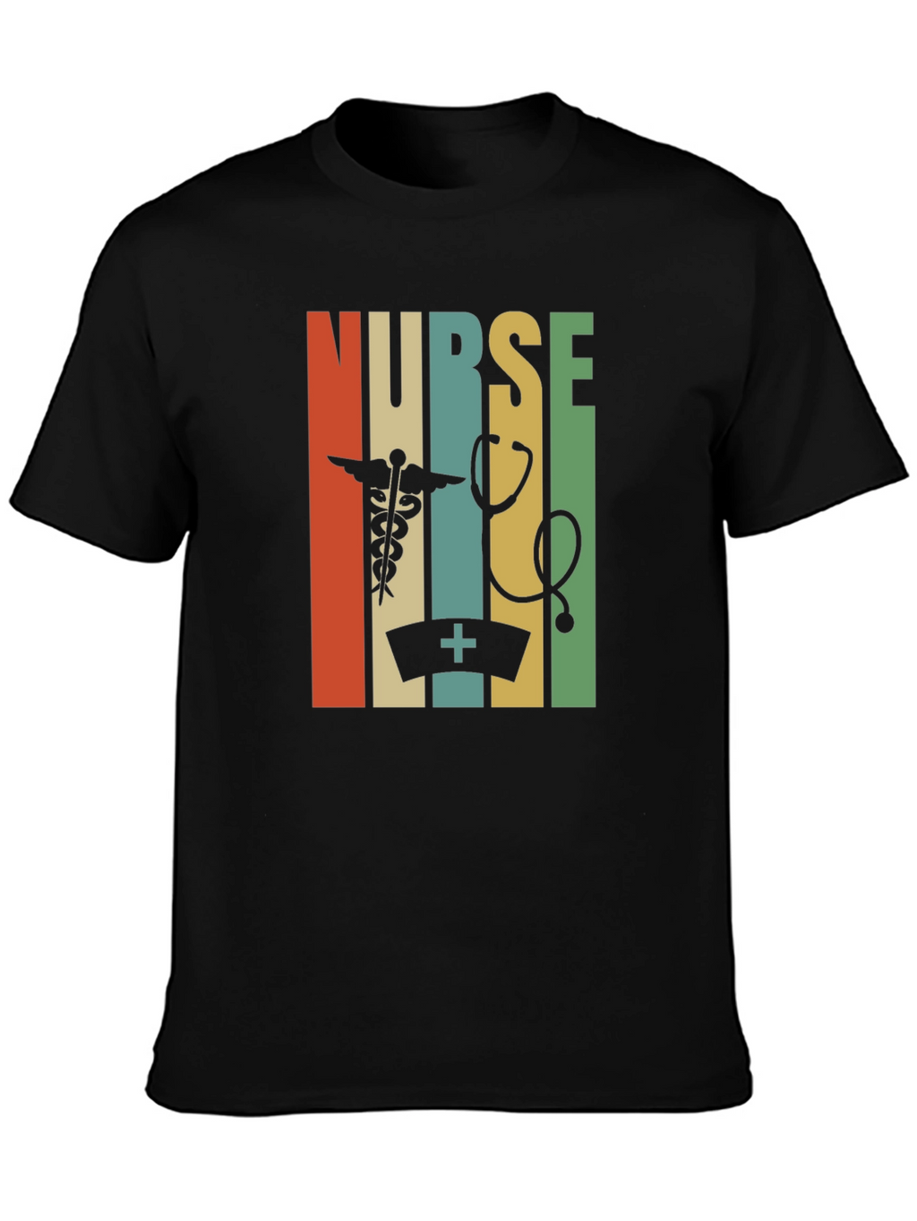Retro Nurse T-Shirt: Healthcare Hero Style