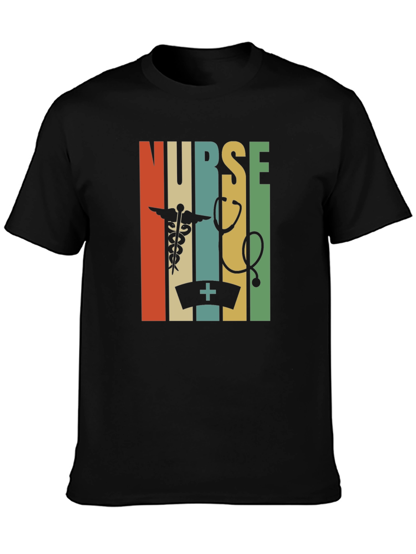 Retro Nurse T-Shirt: Healthcare Hero Style