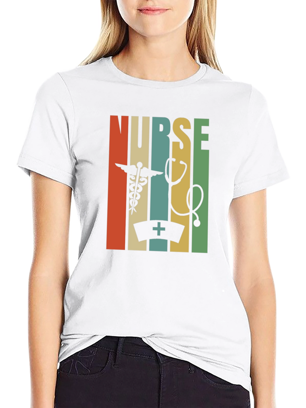Retro Nurse T-Shirt: Healthcare Hero Style
