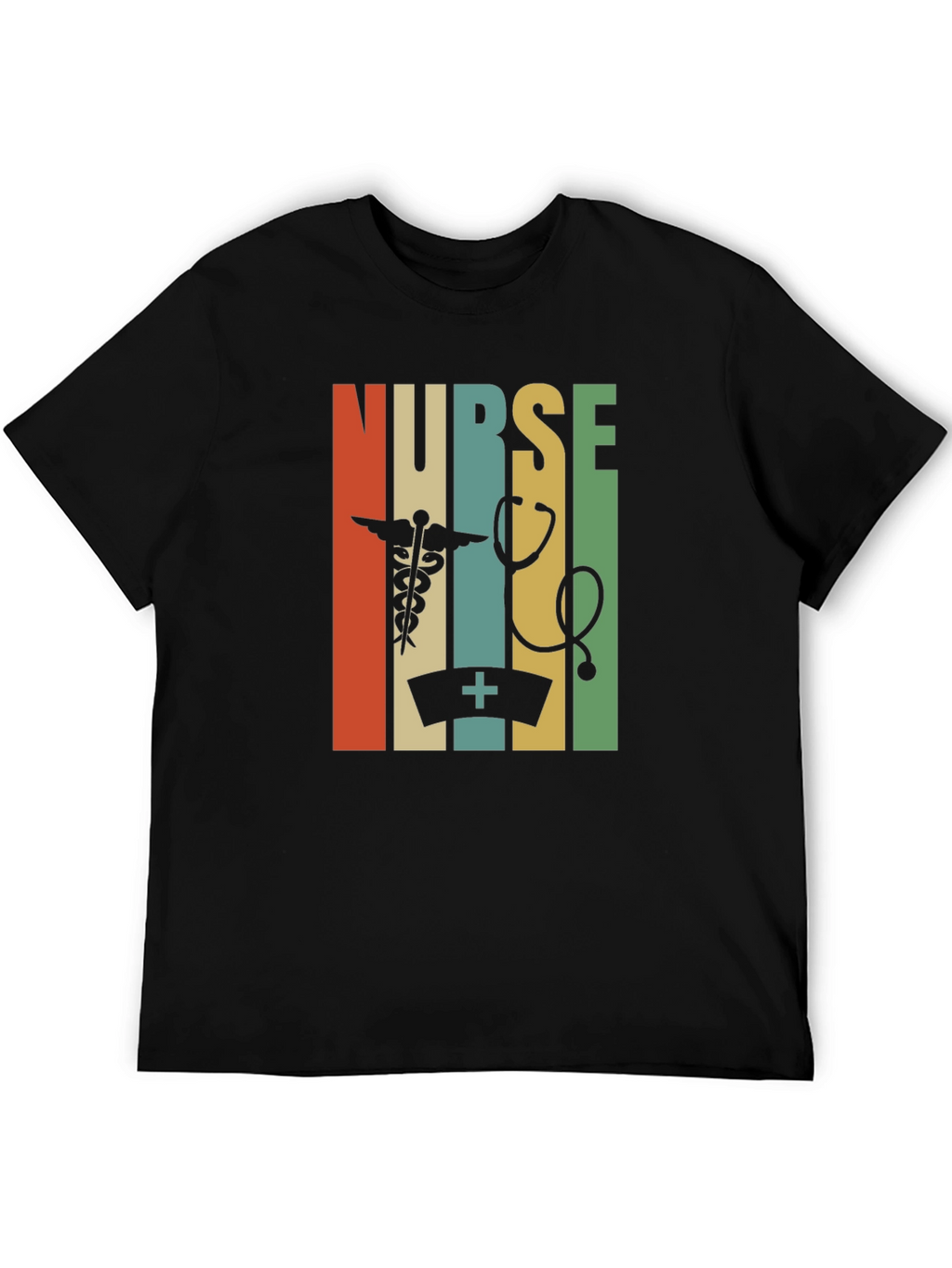 Retro Nurse T-Shirt: Healthcare Hero Style