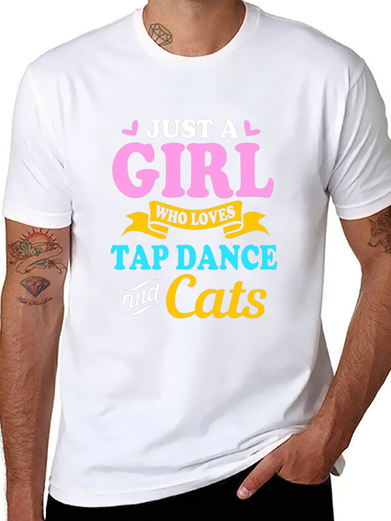Just A Girl Who Loves Tap Dance & Cats T-Shirt