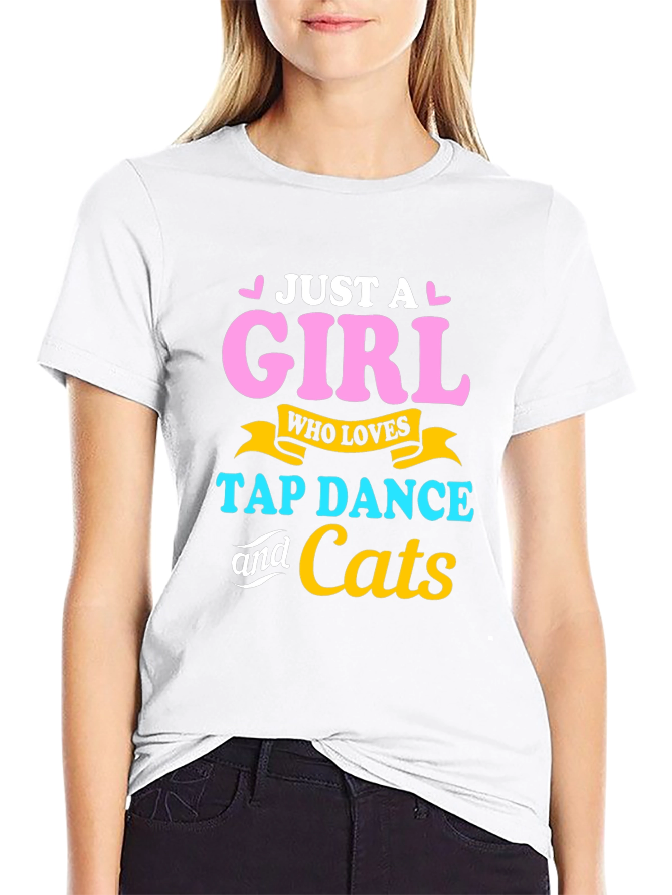 Just A Girl Who Loves Tap Dance & Cats T-Shirt