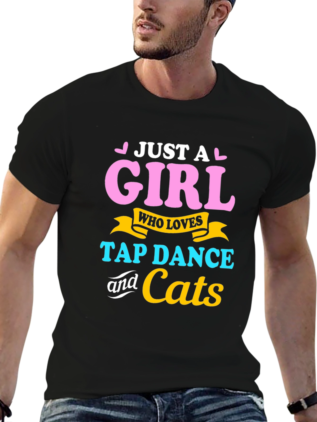 Just A Girl Who Loves Tap Dance & Cats T-Shirt